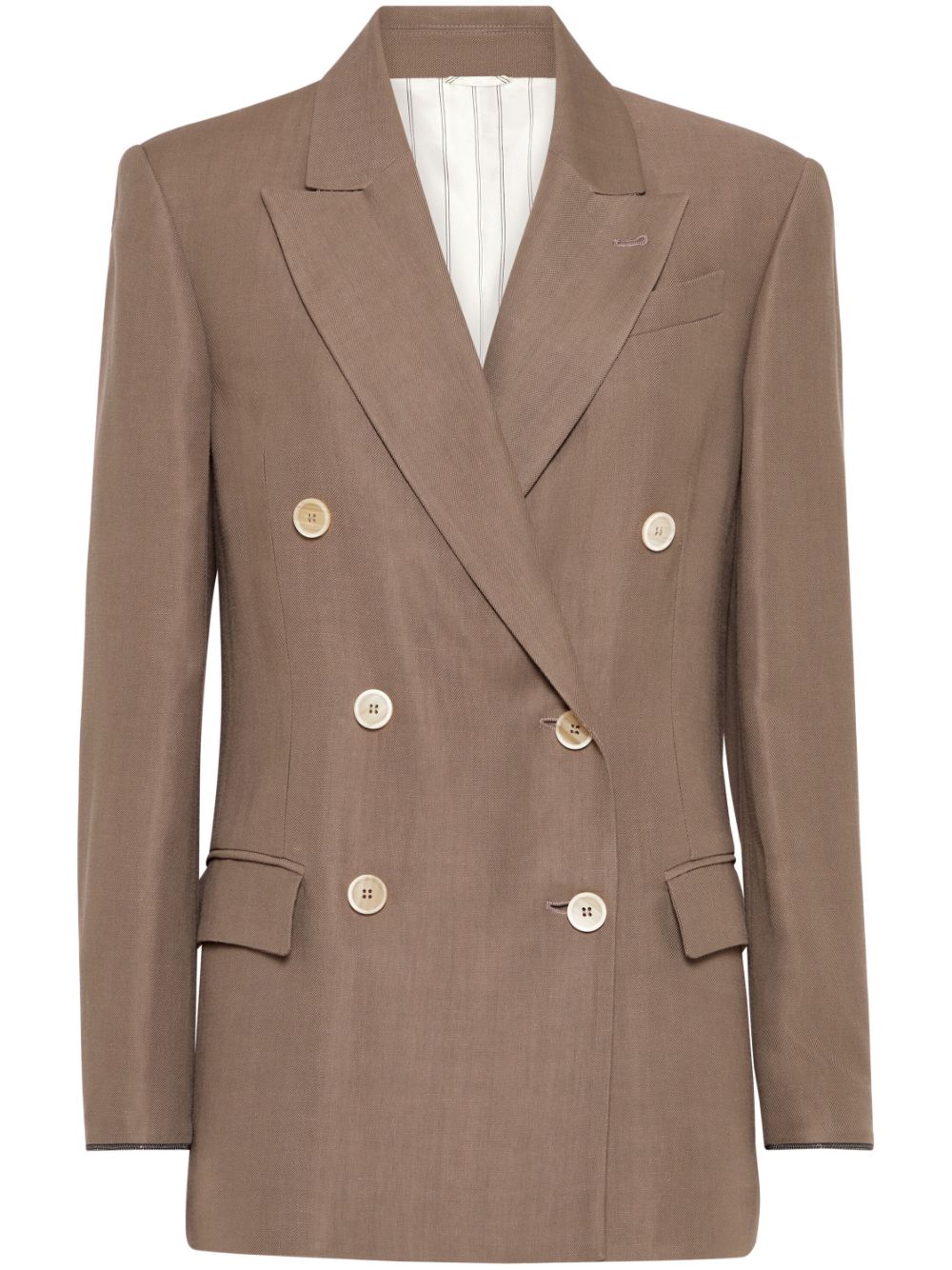 Brunello Cucinelli
트윌 블레이져 위드 Monili 디테일